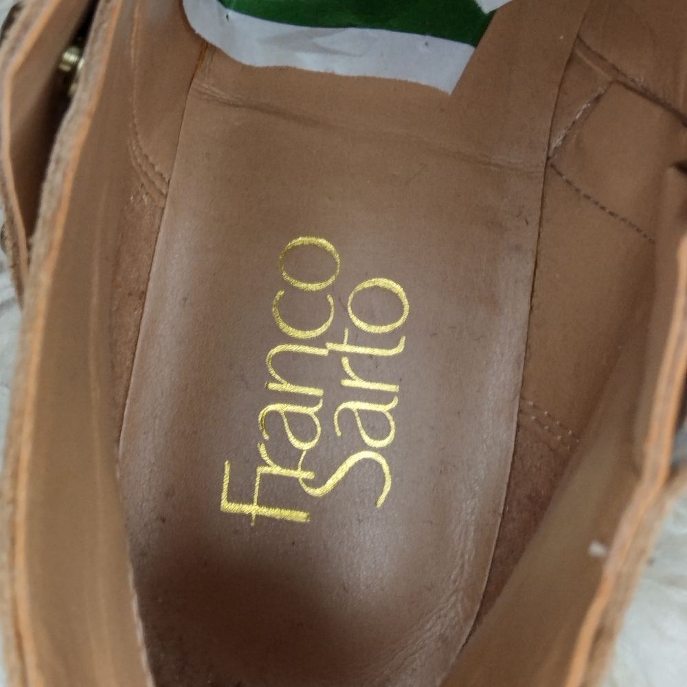 Franco Sarto Kelton Suede Tan Booties Size 8M - Picture 8 of 9